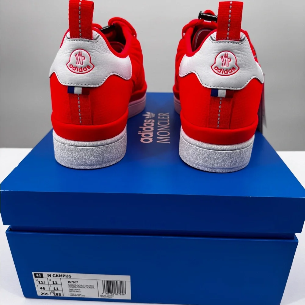 Adidas‎ x Moncler M Campus Solar Red / White Men’s 11.5